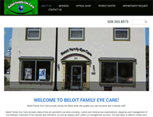 Tablet Screenshot of beloitfamilyeyecare.com